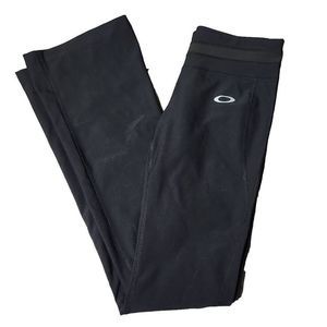 90s Oakley mid rise 33" black flare ankle yoga pants